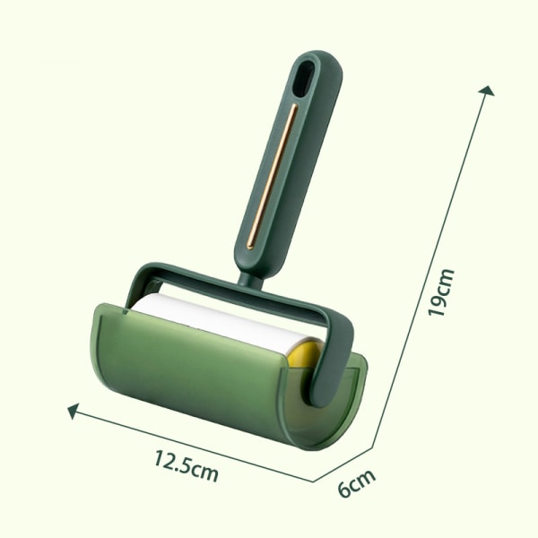 Sticky Lint Roller Fluff Cleaner Remover med cover avdragbar smutsdekal Rengöringstillbehör för kläder soffa husdjurshår White