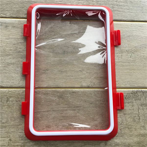 Vakuum enkelsidig konserveringsbricka Stor kapacitet Anti-slip Bento Box för kök 4pcs
