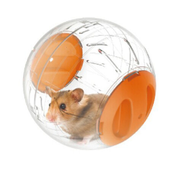 12 cm tyst hamster träningshjul mini löpboll Akryl för hamster Guinea små husdjursmaterial Blue