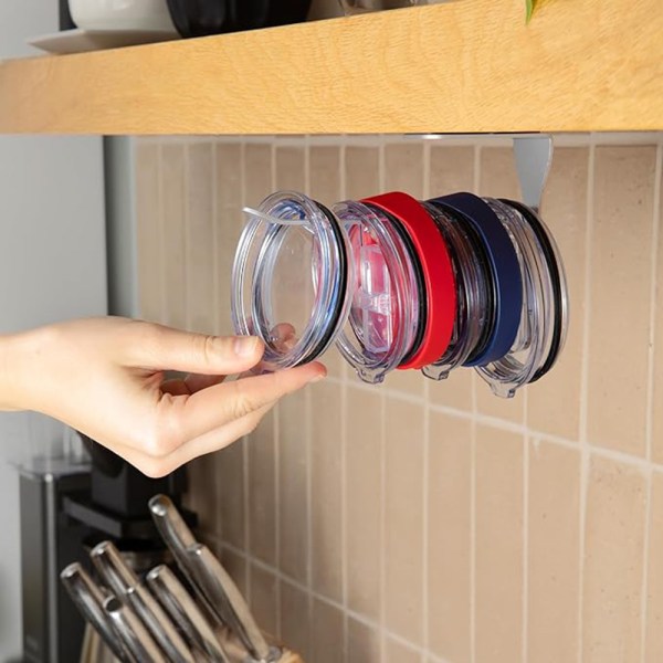Väggmonterade torktumlare Lock Organizer Tool Heavy Duty Lock Håller fäste för köksskåp couple