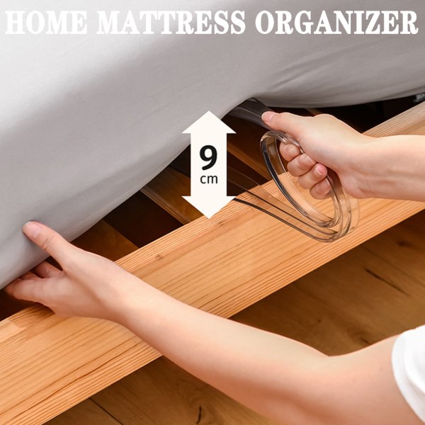 Multifunktionell Lakan Organizer Arbetsbesparande Lakan Tuck Tool För Lakan Fixering Transparent