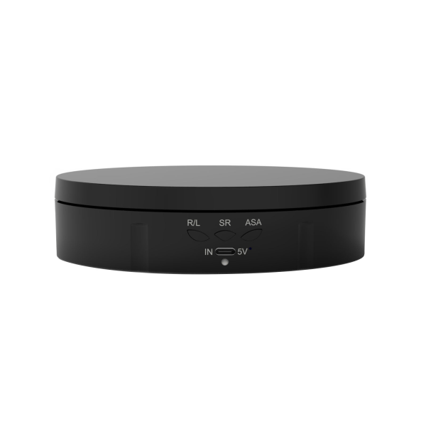 3 i 1 elektrisk roterande displaystativ stark lastbärande kapacitet bricka för modeller smycken Black