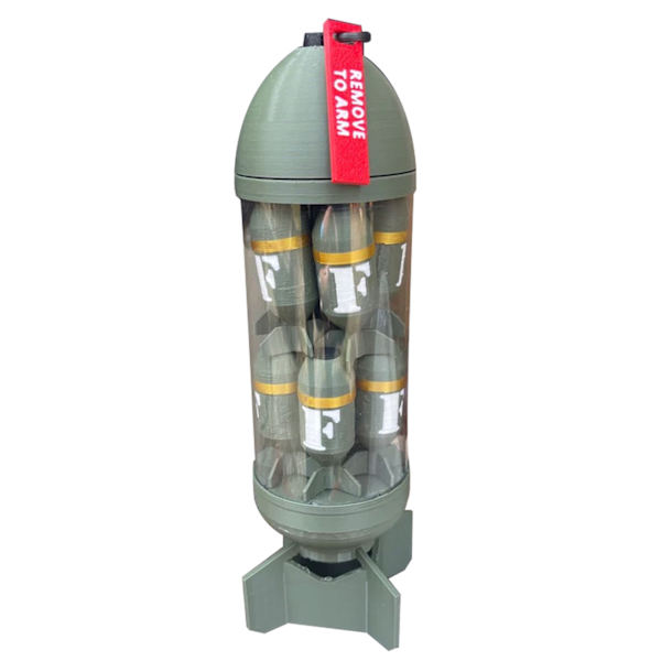 10st Cluster F-Bomb Leksak Med Stort Skal Anti Stress Avslappnande Baubles Presenter För Vuxna Män 1pcs