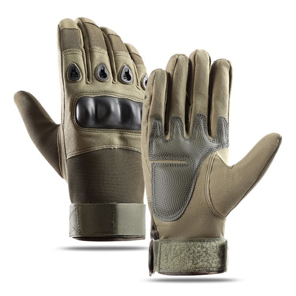 Vinter Halkfria pekskärms ridhandskar Bekväma andningsbara mjuka handskar för män manlig ungdom Army Green XL