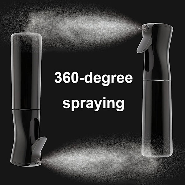 200 ml vattensprayflaska för frisör Återanvändbara lätta vattensprutor för hårstyling Transparent