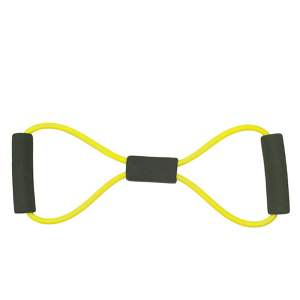 Figur 8 Resistance Band Säker Multifunktionell Lättvikts Bärbar Hållbar Långvarig för träning Muskelträning Red