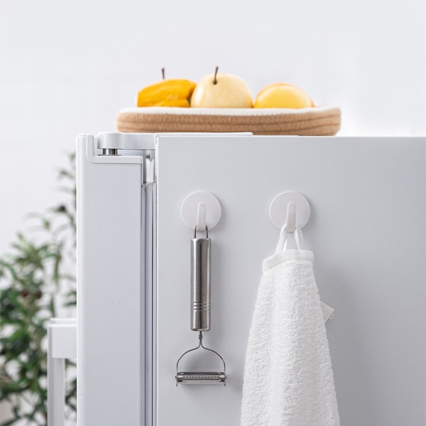 Magnetkrok Vattentät Avtagbar Bekväm tålig Väggkrokar För Kylskåp Badrum Kök