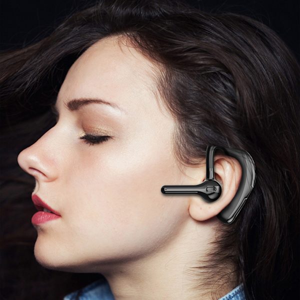 Business Bluetooth-kompatibelt headset Brusreducering Bärbar hörlur för hemmagym Red