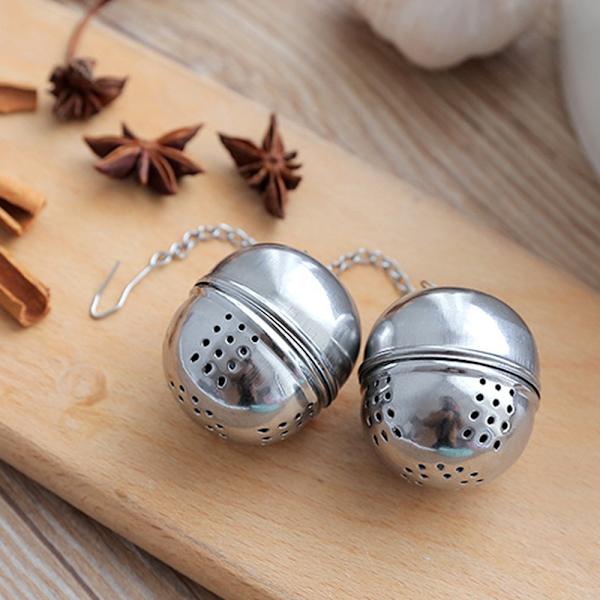Kryddbollar i rostfritt stål Hot Pot Spice Drainer Soppa Ball Spice Ball