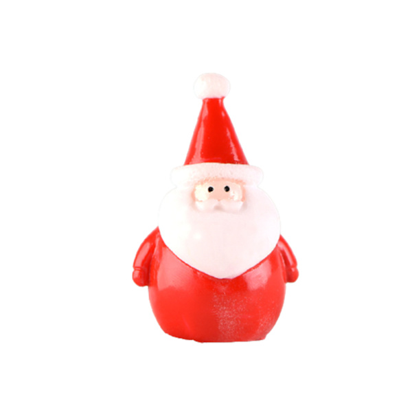 Jultema DIY Mini Miniatyrfigur Trädgårdsinredning Jultomten Snögubbe Mikrolandskap för juldekoration Santa Claus Number 14
