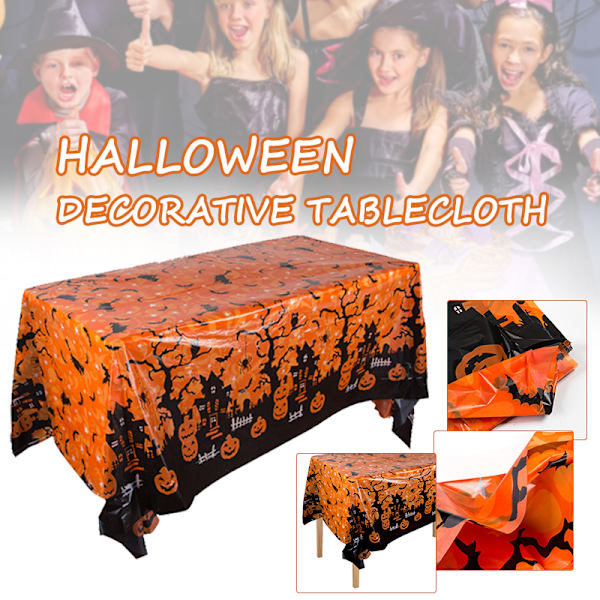 Halloween tema bordsduk bakgrund vägg täcker för halloween fest event dekoration Geometric Stripes