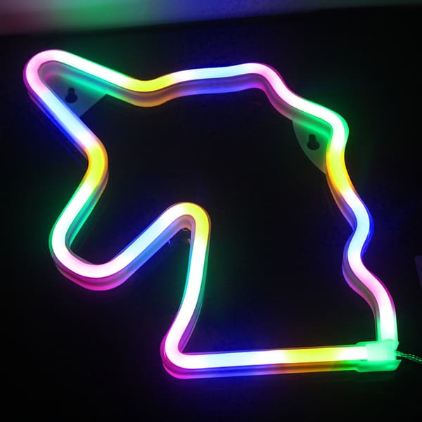 Unicorn Neonskyltar Special LED Nattljus Väggdekor Batteri Drivs För Hem Sovrum Bar Multicolour