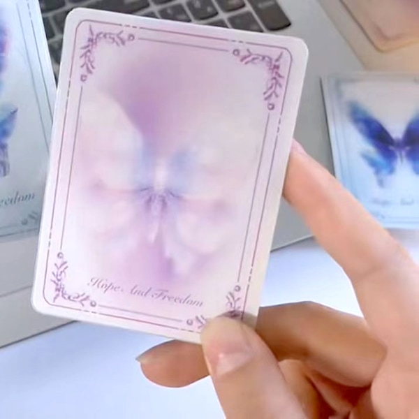 Dynamics 3D Fladdrande Fjärilar Tarot Rolig Nyhet Flygande Fjärilar Gratulationskort För Högtidsfestival Blue