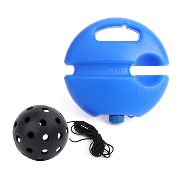 Elastiska strängar Pickleball Trainers Halkfri bastennisträningsverktyg för självträning Black