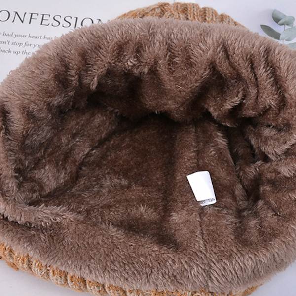 Barnmössor Scarf Set Vindtät Värmande Barnmössa för utomhusbruk Grey