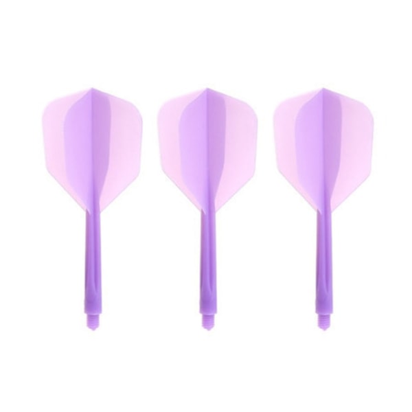 3 st Knight Dart-Tails Transparent anti-fallande Dart-tillbehör för nöjesparker Purple 3 Pack