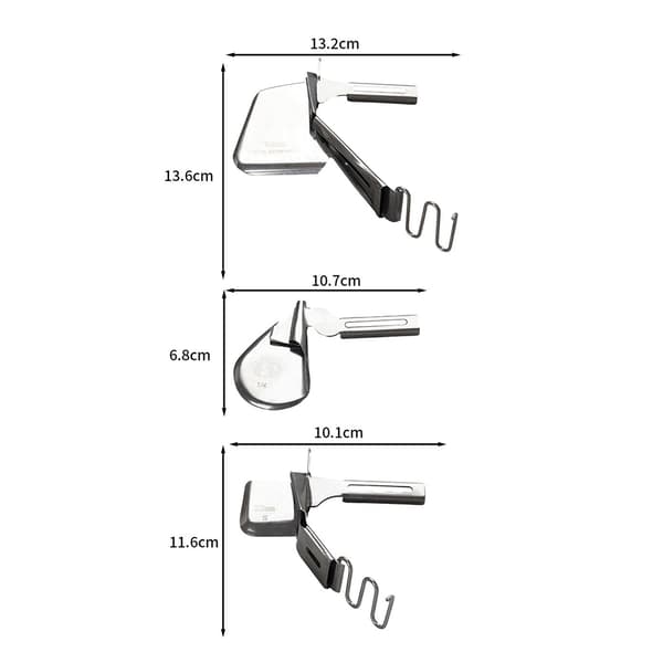 Magnetisk sömguide för tygfållning Använd universal slitstark sömguide för att göra byxklänning 30mm