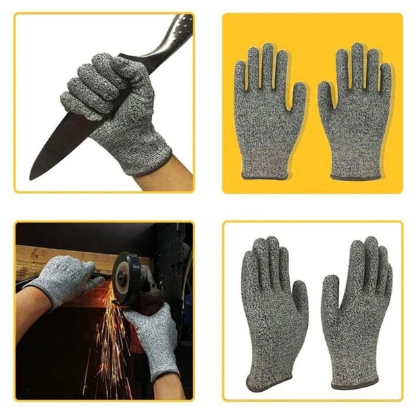 Skärbeständiga handskar Nivå 5 Skydd för kök Antiskärhandskar för fiske L