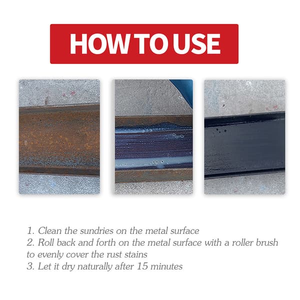 120g Metallfärg Rostrullar Pensel Multipurpose Portable Rust Cleaner Tool för kök 120g
