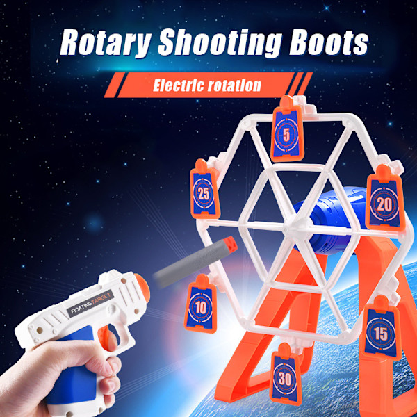 Electric Targets Toy Rotary Games Rotation För Barn Barn Present Julhem