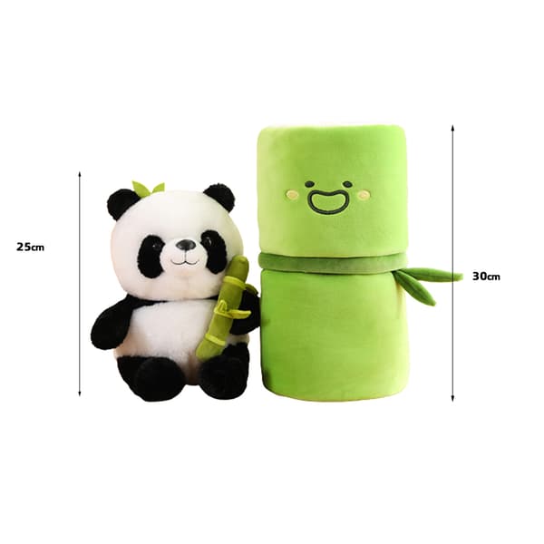 Bambu Panda Plyschleksaker För Barn Pojkar Flickor Panda 25CM