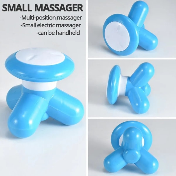 Mini handhållen massageapparat Bärbar helkroppsvibrerande massageapparat för avkoppling Green