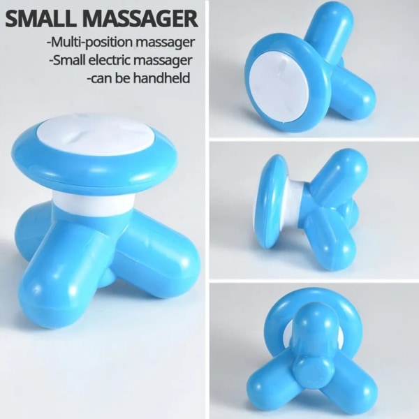 Mini handhållen massageapparat Bärbar helkroppsvibrerande massageapparat för avkoppling Pink