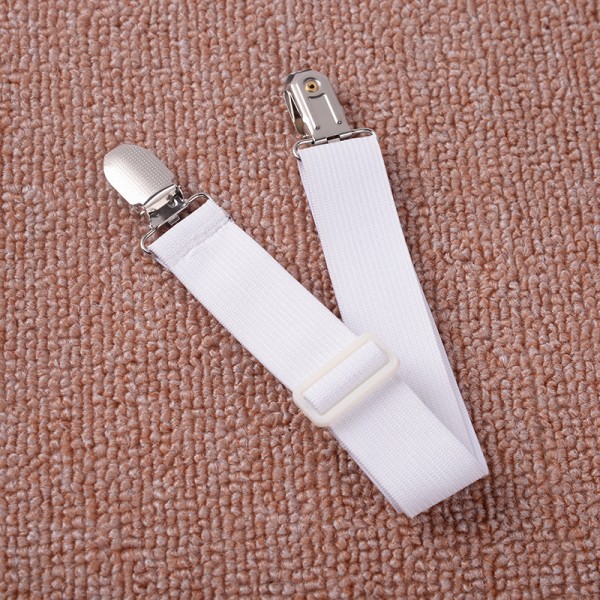 Justerbart Lakan Spänne Multipurpose Anti-Slip Elastisk Lakan Rem White  42cb | White | Fyndiq