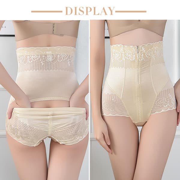 Dam kalsonger med hög midja Postpartum Mage Control Compression Trosor Black L
