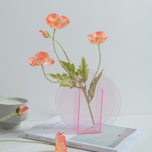Blomvas färgglad modern samtida design blommig behållare dekoration för hemmakontoret 3
