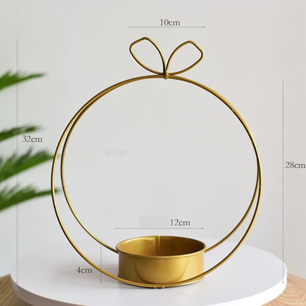 Nordic Portable Järn Dekorativ Blomkorg Planterare Smidesjärn Geometrisk växtkruka Hem Vardagsrum Kontorsinredning Small Square Cake Box