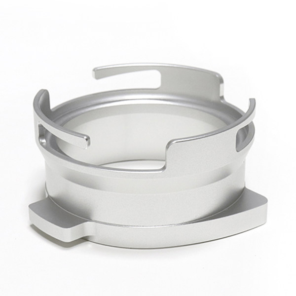 Espresso Doseringstratt Aluminiumlegering Kaffe Doseringsring 54mm Roterbar Kaffemaskin Tratt Tillbehör Silver