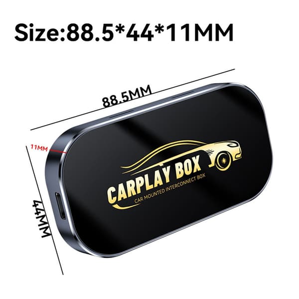 CarPlay Smart Box Adapter – Android 13 Trådlös CarPlay & Android Auto, WiFi & Bluetooth-kompatibel CarPlay Box för Sömlös Anslutning With GPS