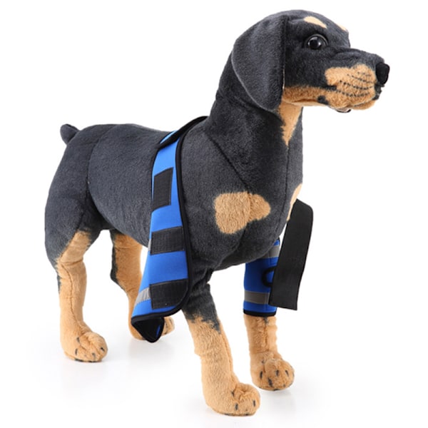 Hundbensskydd för framben, kompressionsbandage, ger extra stöd för hasleden, justerbar, hundvård Black Second Generation M
