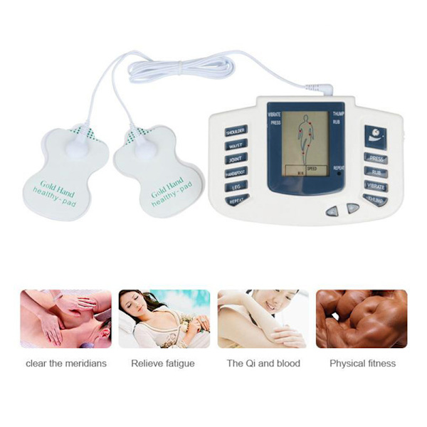 Elektrisk stimulator Muskelmassager Tofflor Elektrodkuddar Kroppsavslappning Puls tiotals Akupunkturterapi Digital maskin