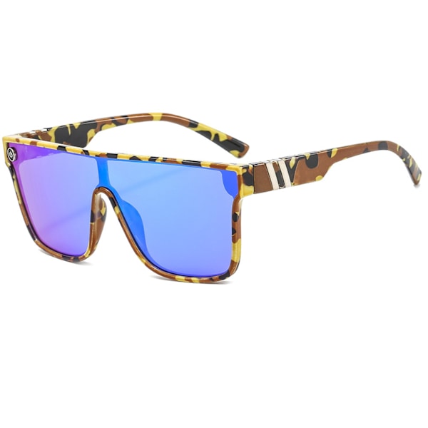 UV400 Solglasögon för Män Kvinnor Snygga Unisex Solskydd Glasögon Körning Wrap Around Anti-Glare Ögonkläder C