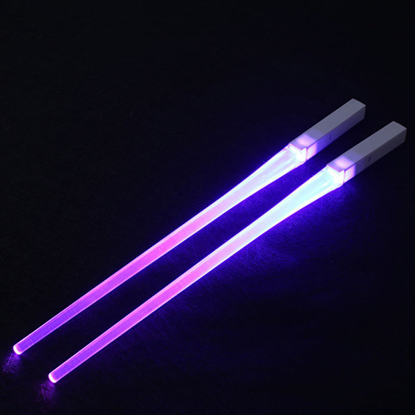 Ljussabel Ätpinnar Multipurpose Glödande Ätpinnar Ätpinnar Ljuspinnar Purple