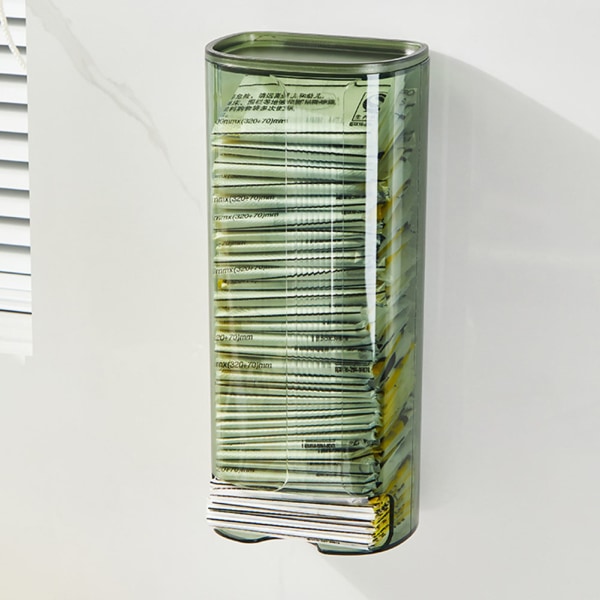 Väggmonterad Underkläder Förvaringslåda Hängbar Transparent BH Case Green