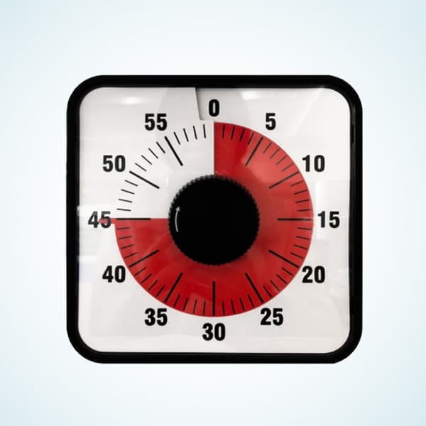 Visual Timer 60 Minuter Timing Set Back Ben Stativ Nedräkningstimer