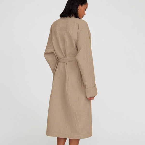 Enkel nattlinne för kvinnor Elegant Bekväm pyjamas för hemmets sovrum Brown L