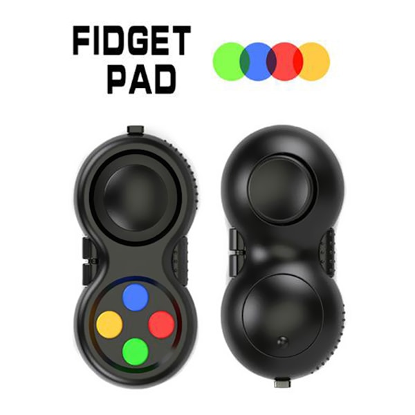 Handhållen Stress Relief Fidgets Pad Lätt att bära Lätta antistressleksaker Presenter för vuxna barn Red