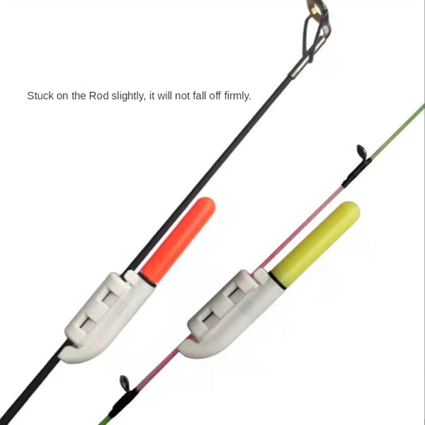 Nattfiske Spö Ljus Bärbar Klämma Typ Fisk Attraktion Lång Gjutning Havsspö Fiske Elektronisk Stick Red 322-Small