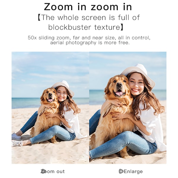 Borstlösa HD Folding Flygande Drönare Vindmotstånd Quadcopters Leksaker present till vän Familj PROSE WT 2B