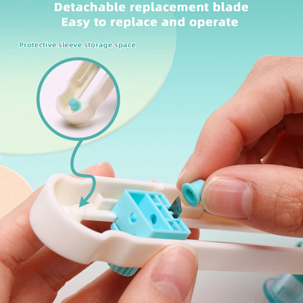 360 ° Roterbar Circle Cutter Skärmatta Kit Hög exakt skala Skärmatta för kompositpapper Cutter and Blue