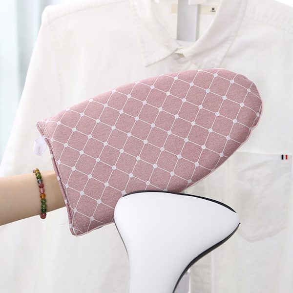 Handhållen strykbräda med fingerbåge Värmebeständig Anti-scald ångande strykjärn Mitt Pointed Flowers