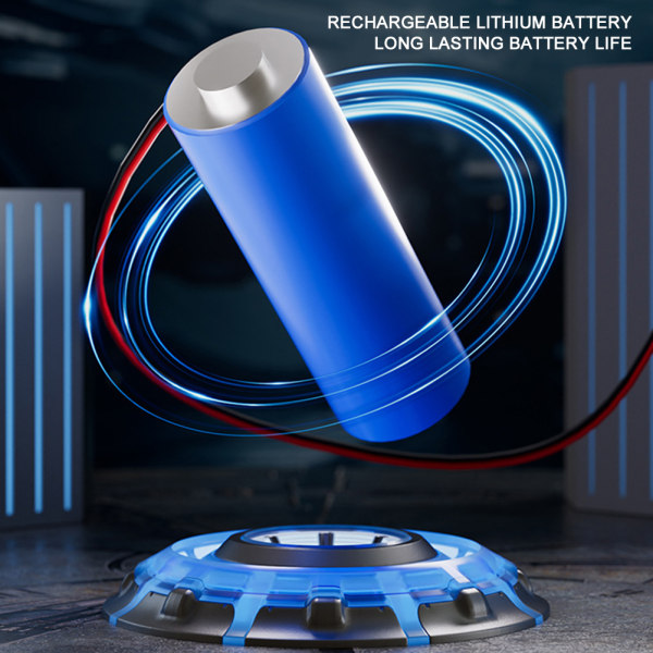 Automatisk vattenspruta leksak med färgglad LED-lampa bärbar rolig elektrisk vattenleksak för pojkar flickor Standard Blue