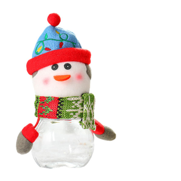 Christmas Cookie Treat Burk Plyschdocka Klar Socker Godis Snack Container Festival Party Hemprydnad Barns Stuff Present Elk