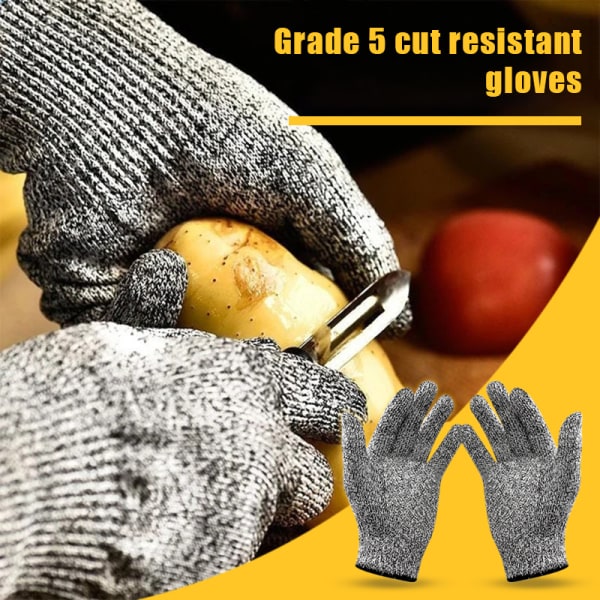 Skärbeständiga handskar Nivå 5 Skydd för kök Antiskärhandskar för fiske M