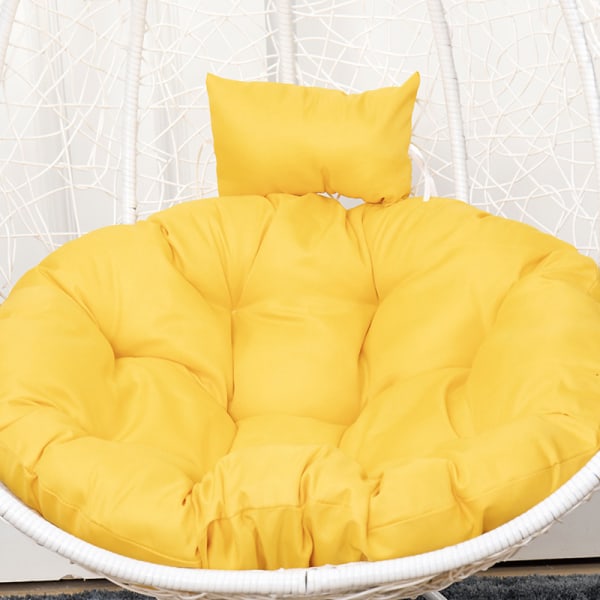 Hängmatta Stolsdynor Mjuk Dyna Kudde För Hängande Stol Swing Seat Home Yellow 105cm