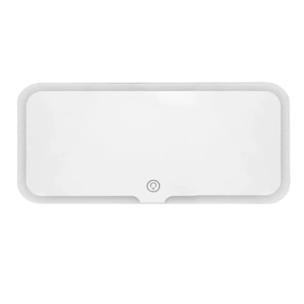 Bil solskydd LED sminkspegel med ljus 3 ljusstyrka Justering Makeup spegel Biltillbehör 1pc